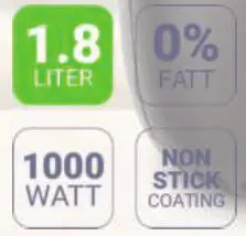 MOLINO Kitchen AIR FRYER Mini - Cover