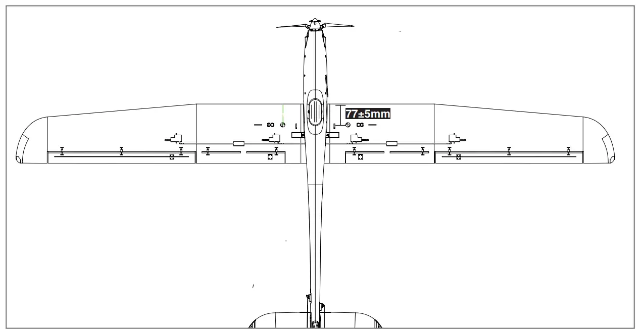 VOLANTEXRC Phoenix 2400 RC Glider with 2.4M Wingspn - fig 15
