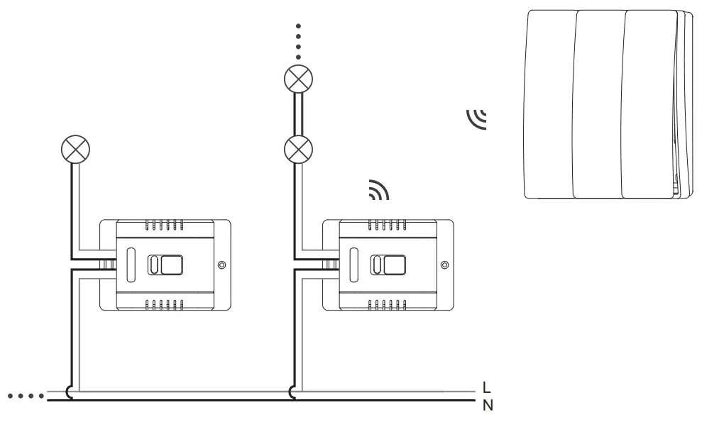 Kinetic CUL 40040 Wall Switch Dimmer Receivers - Fig 2
