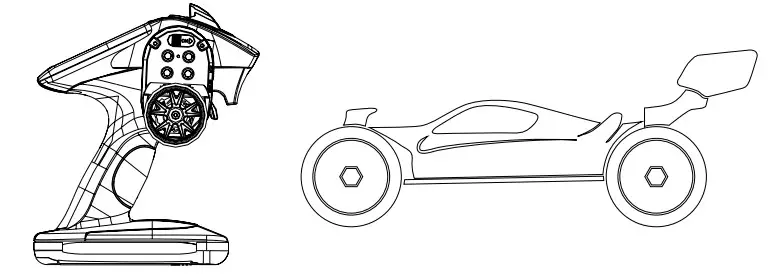 CARSON 9793935 King of Dirt Buggy 1 8 4S Brushless 2.4 GHz - Figure 1