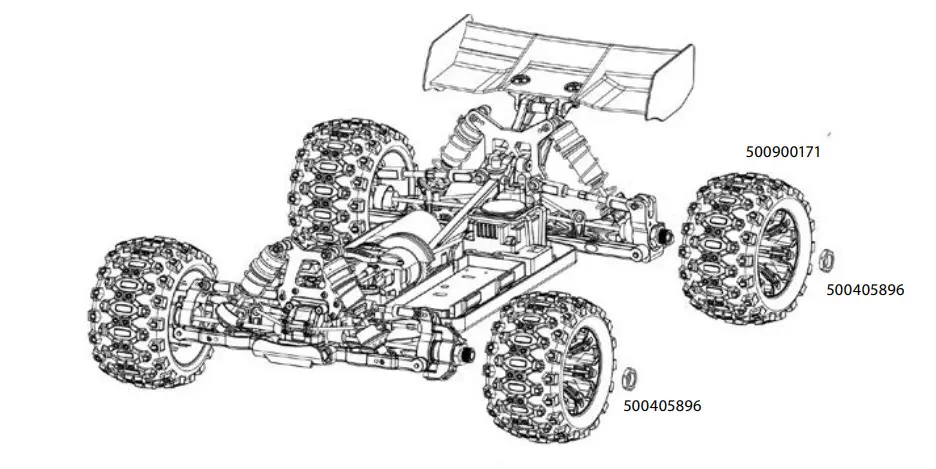 CARSON 9793935 King of Dirt Buggy 1 8 4S Brushless 2.4 GHz - Figure 29