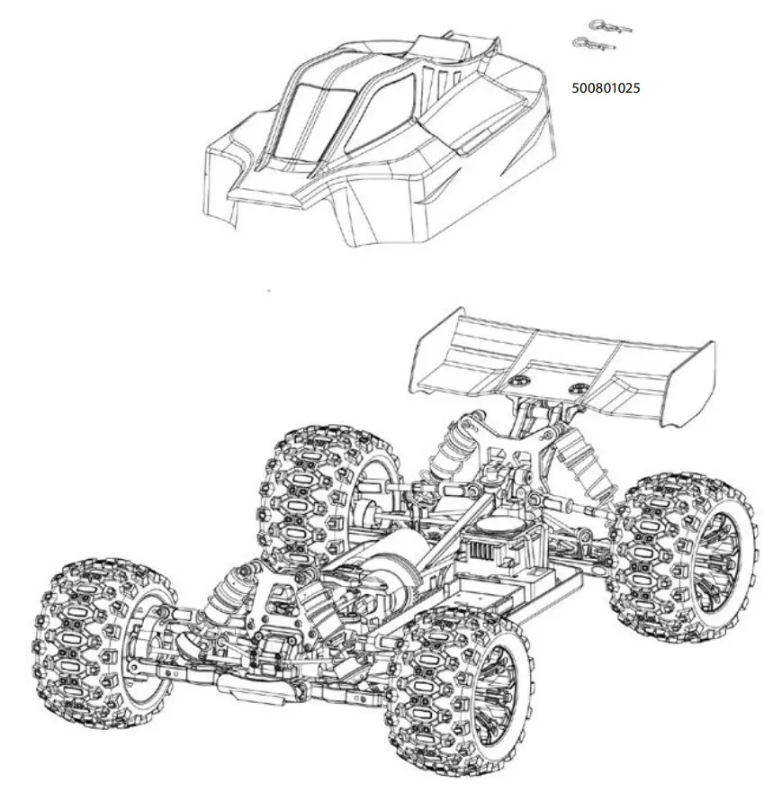 CARSON 9793935 King of Dirt Buggy 1 8 4S Brushless 2.4 GHz - Figure 30