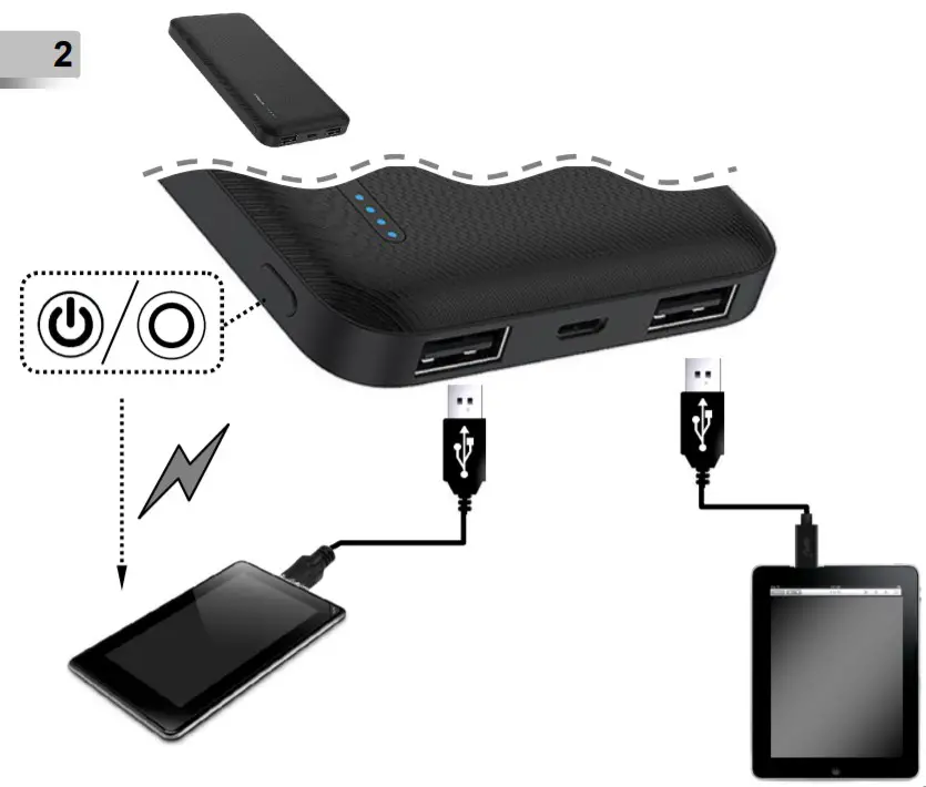 gembird PB10-01 10000 MAH Power Bank - fig2