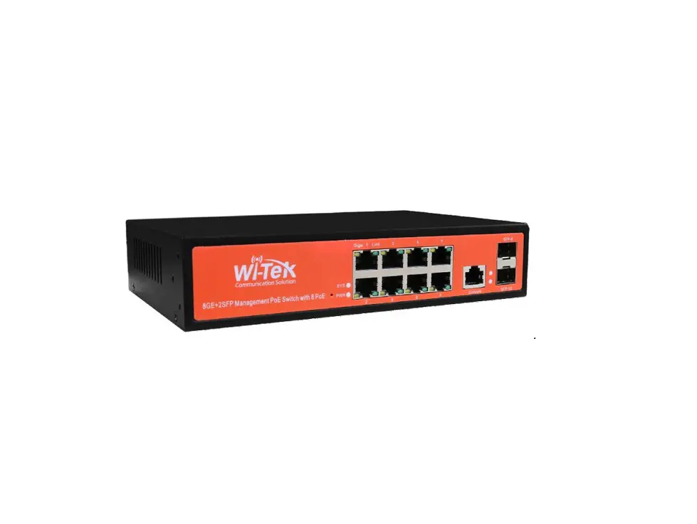 Wi-tek Wi-pms310gf-ups+ Gigabit L2 Managed Poe Switch Installation Guide