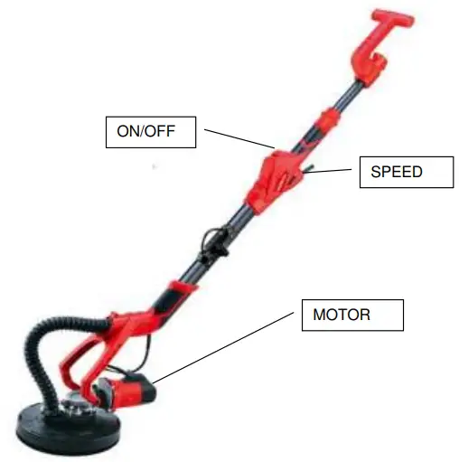 AREBOS AR-HE-LS700CD Drywall Sander-fig3