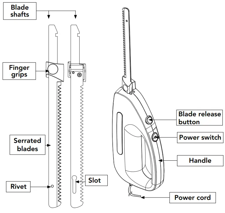 George home GEK201MB 20 Electric knife - Fig 1