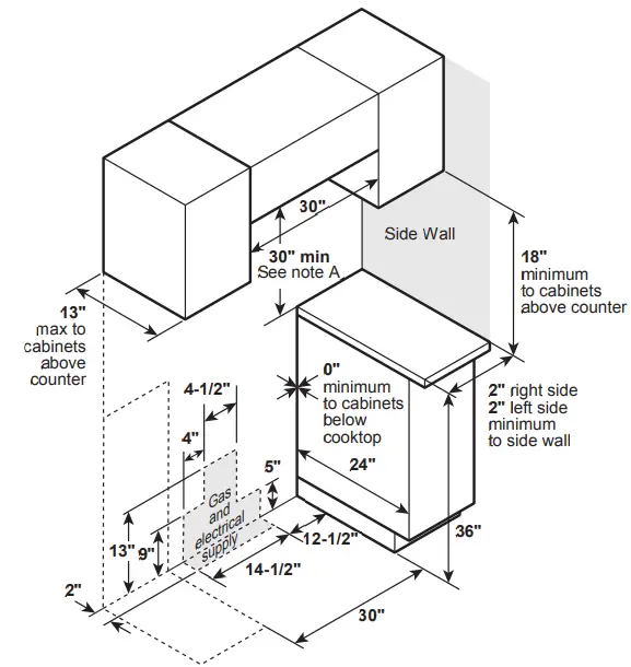 GE APPLIANCES JGB635REK 30 Inch Free-Standing Gas Range - ELECTRICAL