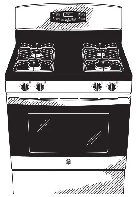 GE APPLIANCES JGB635REK 30 Inch Free-Standing Gas Range - FEATURES AND BENEFITS