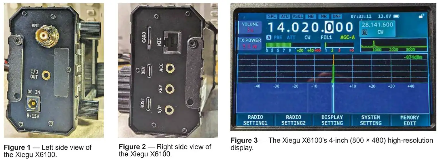 Xiegu X-6100 HF 50MHz Portable SDR Transceiver 5