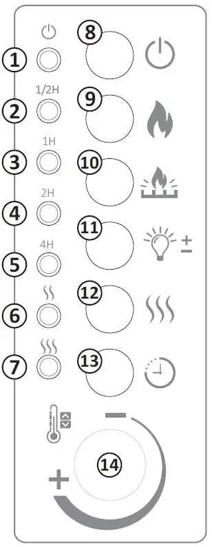 Danby DDEF02213BD13 Electric Fireplace With Heater-2