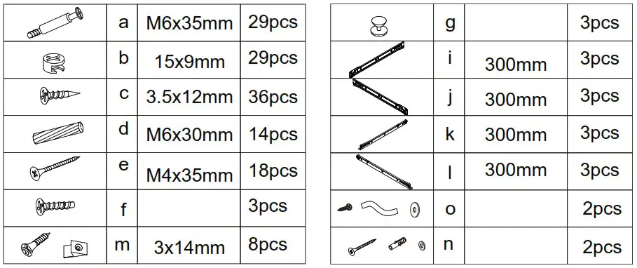 Kmart 43163113 Haven Chest of 3 Drawers - Product Overview 2