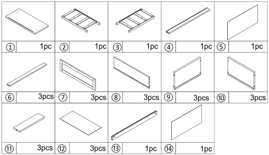 Kmart 43163113 Haven Chest of 3 Drawers - Product Overview 3