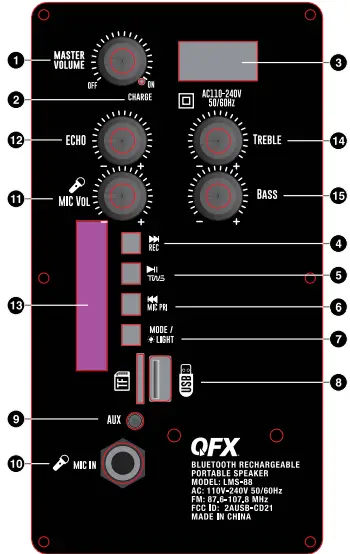 QFX-LMS-88-Portable-Speaker-Instruction-FIG-1