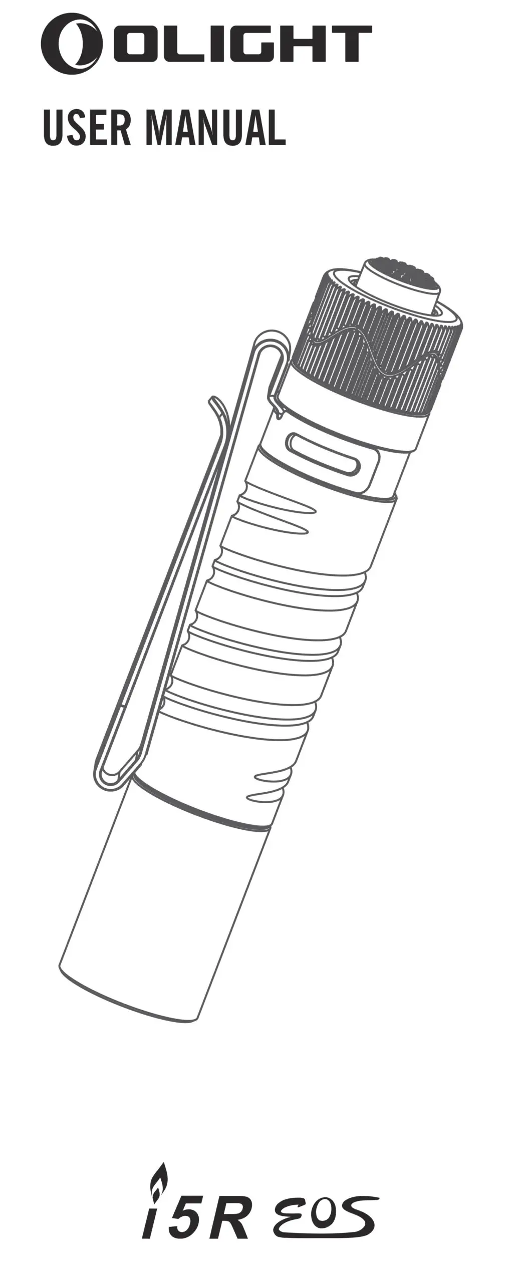 OLIGHT I5R EOS Lumens Rechargeable Flashlight User Manual