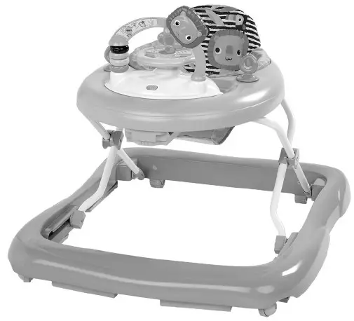 bright starts 11477 WSC Zig Zag Zebra Walker - cover