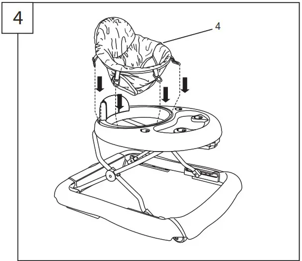 bright starts 11477 WSC Zig Zag Zebra Walker - overview 9