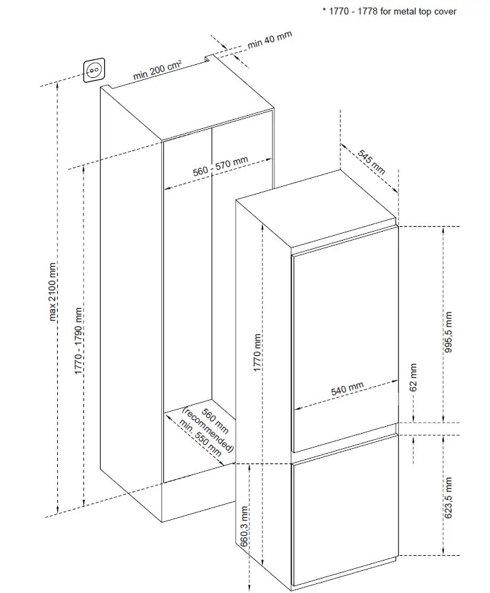 KONCAR-UHC542764SV-Built-In-Fridge-Freezer-FIG-2