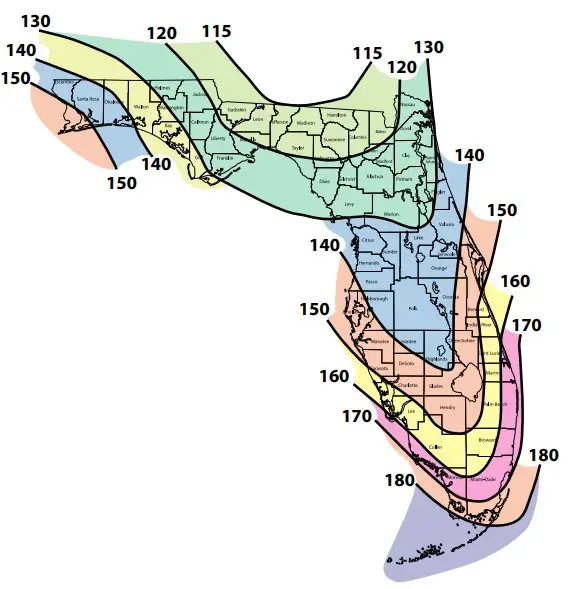 Load Rating Wind Maps