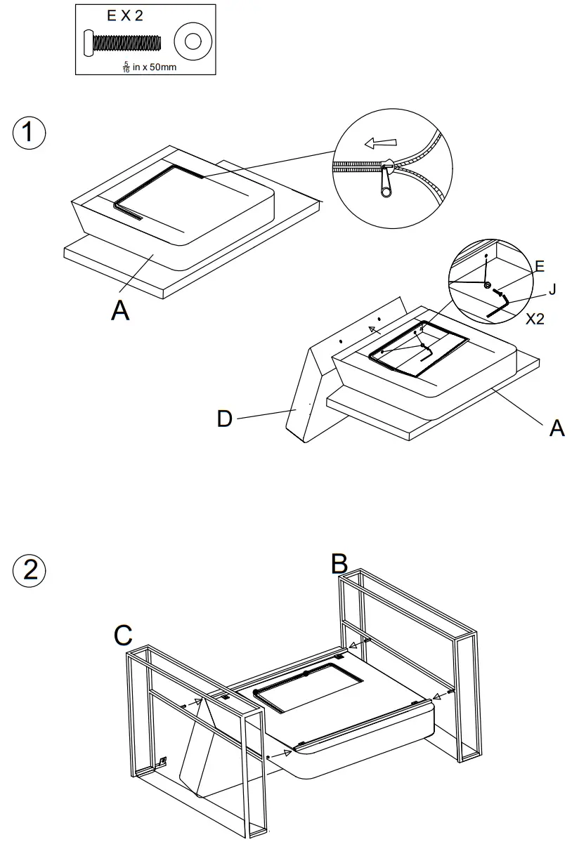 ASHLEY A3000190 Living Room Kleemore Accent Chair - fig2