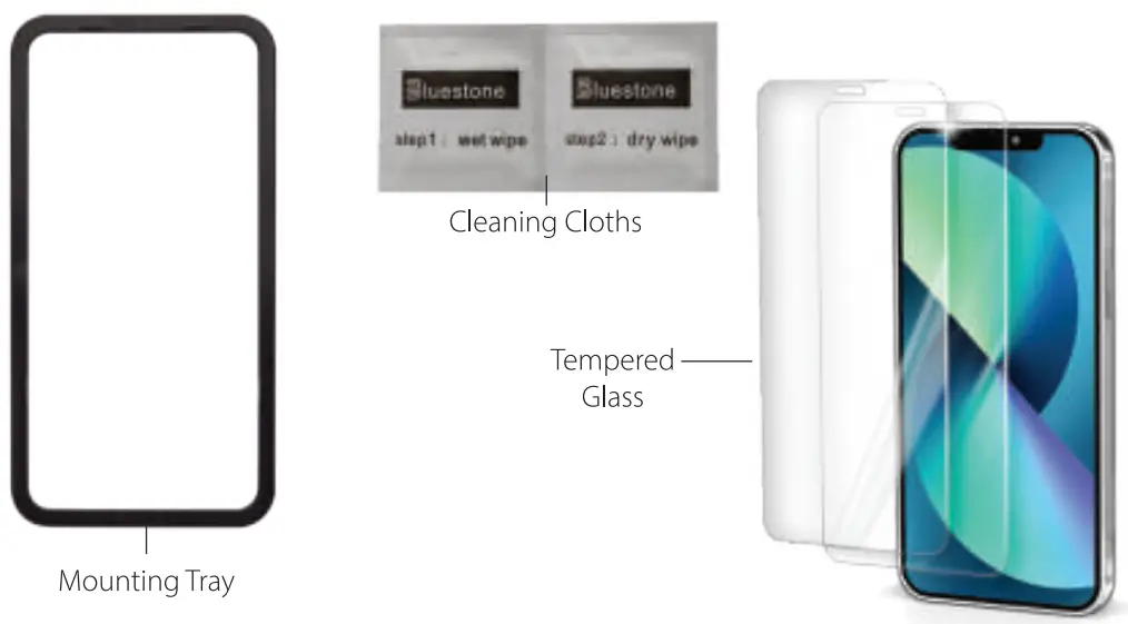 Bluestone SPI-5 Tempered Glass Screen Protector - overview