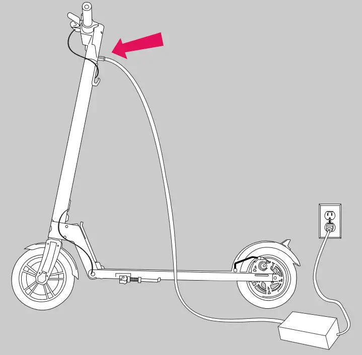 GOTRAX XR Ultra Electric Scooter - charging