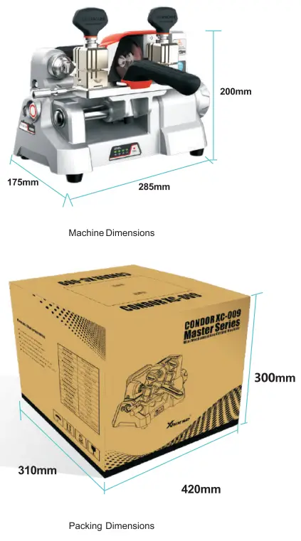 Xhorse XC-009 Mini Mechanical Key Cutting Machine - fig 3
