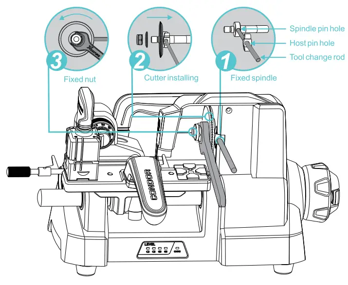 Xhorse XC-009 Mini Mechanical Key Cutting Machine - fig9