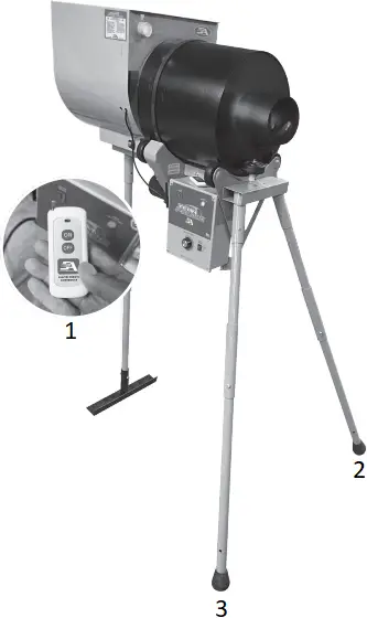 SPORTSATTACK 1581-1499-1 Team Ball Feeder