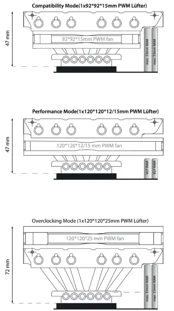 Alpenf hn 84000000156 Black Ridge Low Profile Cooler - fig1