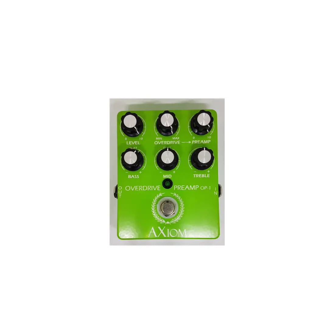 Axiom Op-1 Analog Overdrive Preamp Pedal User Manual Axiom Op-1 Analog Overdrive Preamp Pedal User Manual