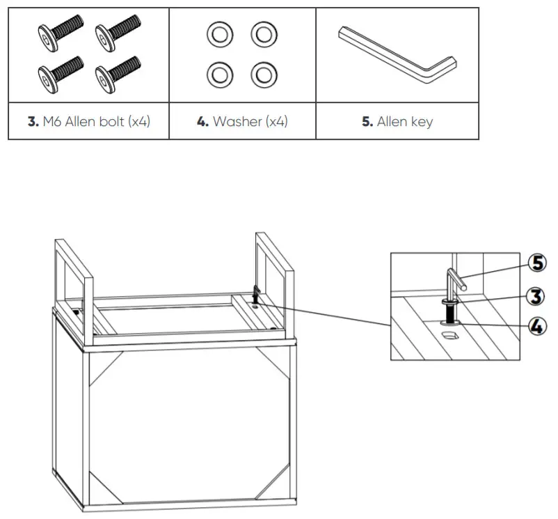 MATT BLATT MBOBANBSBKA Oban Bedside Table- Step 2