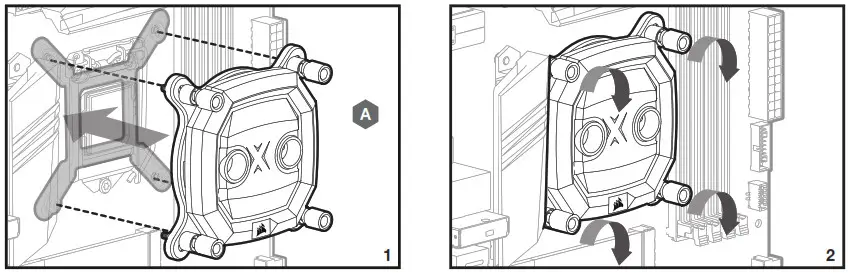 CORSAIR XC5 RGB Pro Series Socket 1200 1700 Socket -INSTALLATION GUIDE 2