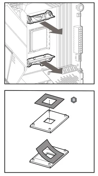 CORSAIR XC5 RGB Pro Series Socket 1200 1700 Socket -INSTALLATION GUIDE 2