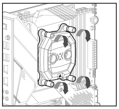 CORSAIR XC5 RGB Pro Series Socket 1200 1700 Socket -Secure the XC5 RGB
