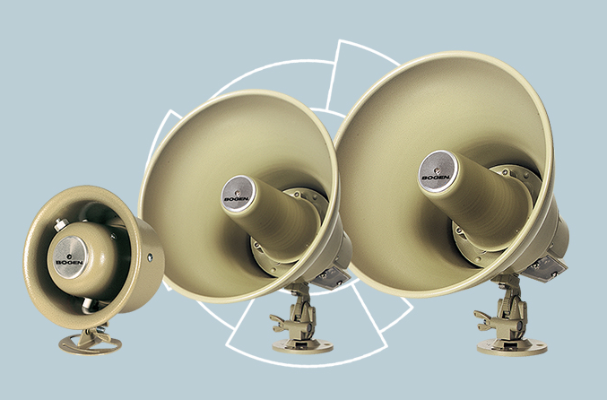Bogen Spt15a 15-30 Watt Horn Loudspeakers Installation Guide