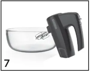 BLACK-DECKER-MX410B-5-Speed-Hand-Mixer-How-To-Use