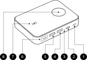 Prestigio 155402 Graphene PD Watch - Components and Interface Elements
