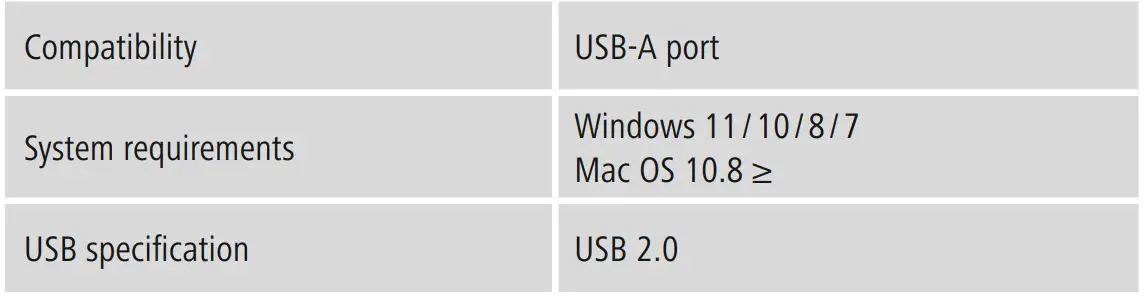 hama USB Hub - Technical Data