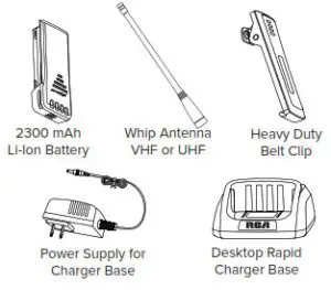 RCA RDR42X0 Series RDR4220 Professional Digital Two-Way Radios - Radios