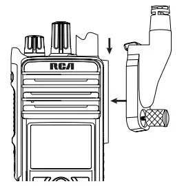 RCA RDR42X0 Series RDR4220 Professional Digital Two-Way Radios - audio accessory