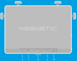 KINETIC KN 1810 AC2600 Dual Band Mesh Wi Fi Gigabit Router - Status LED
