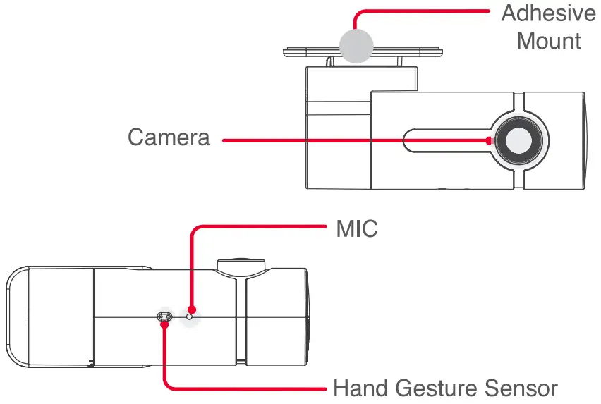 XVIEW XV20DVR Full HD 1080P Dash Cam - Function