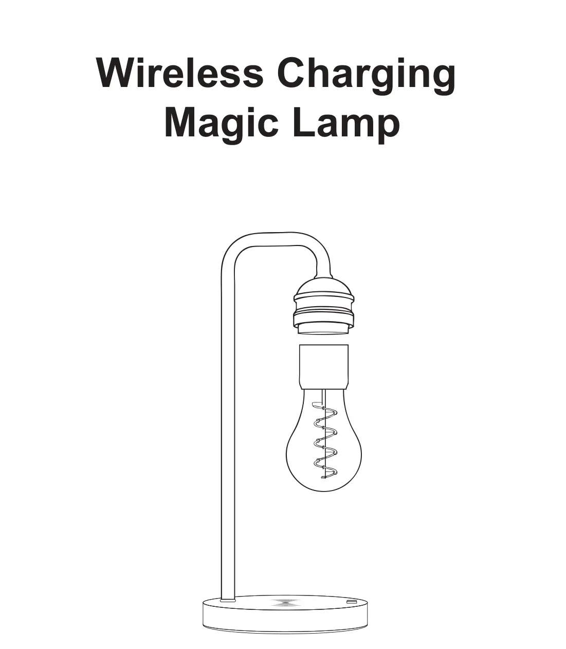 LUCKY GROUP 18818 Wireless Charging Magic Lamp User Guide