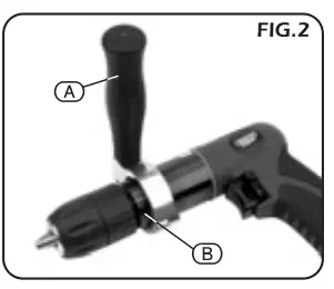 DRAPER 5277K PRO Composite Reversible Air Drills fig5