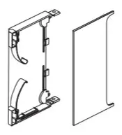 logitech Tap Scheduler for Meeting Rooms - Bridge and cover