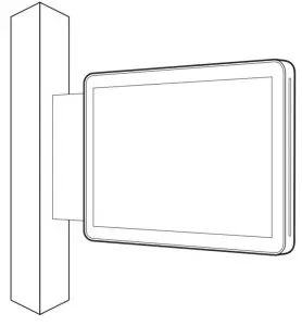 logitech Tap Scheduler for Meeting Rooms - GLASS MOUNT