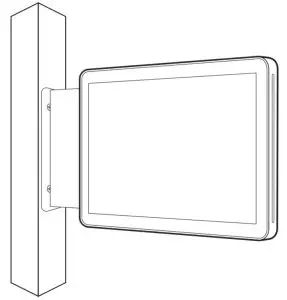 logitech Tap Scheduler for Meeting Rooms -MULLION MOUNT