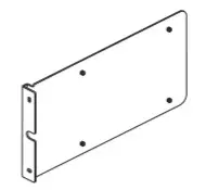 logitech Tap Scheduler for Meeting Rooms - Mullion mount bracket