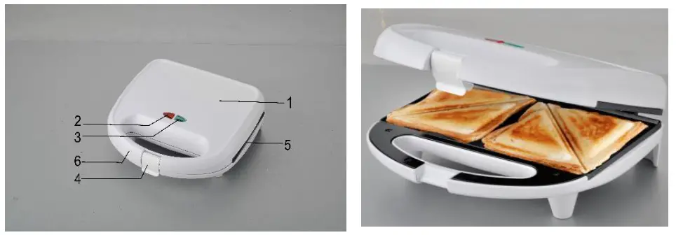 HELLER T2SSM 2 Slice Sandwich Maker - SANDWICH MAKER