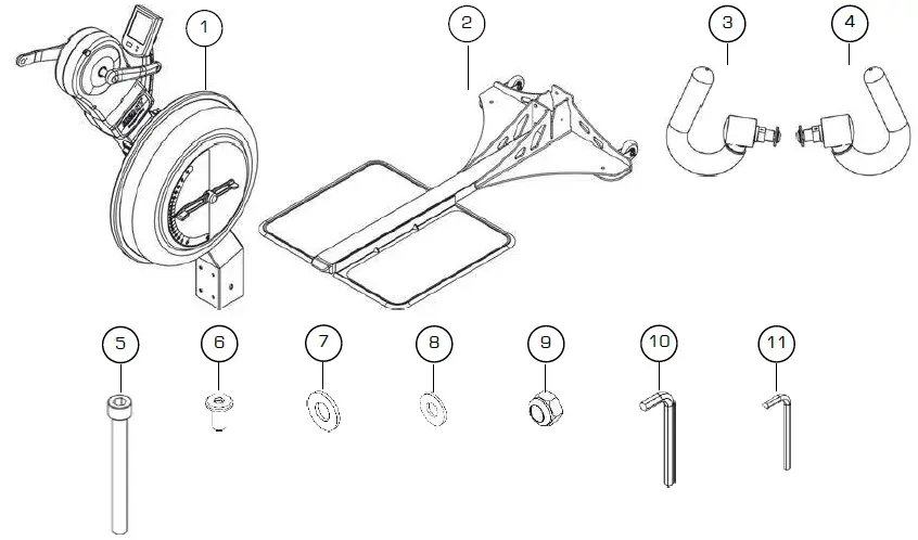 FIRST DEGREE FITNESS E620ST Predator Upper Body Ergometer fig 3